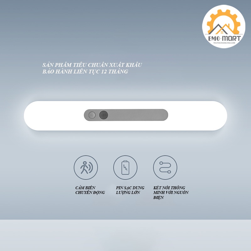 ⚡FREE SHIP⚡ĐÈN LED THÔNG MINH CẢM ỨNG CƠ THỂ NGƯỜI⚡ Gắn tường-bàn học, Đèn tủ quần áo, nhà bếp, cầu thang thông minh