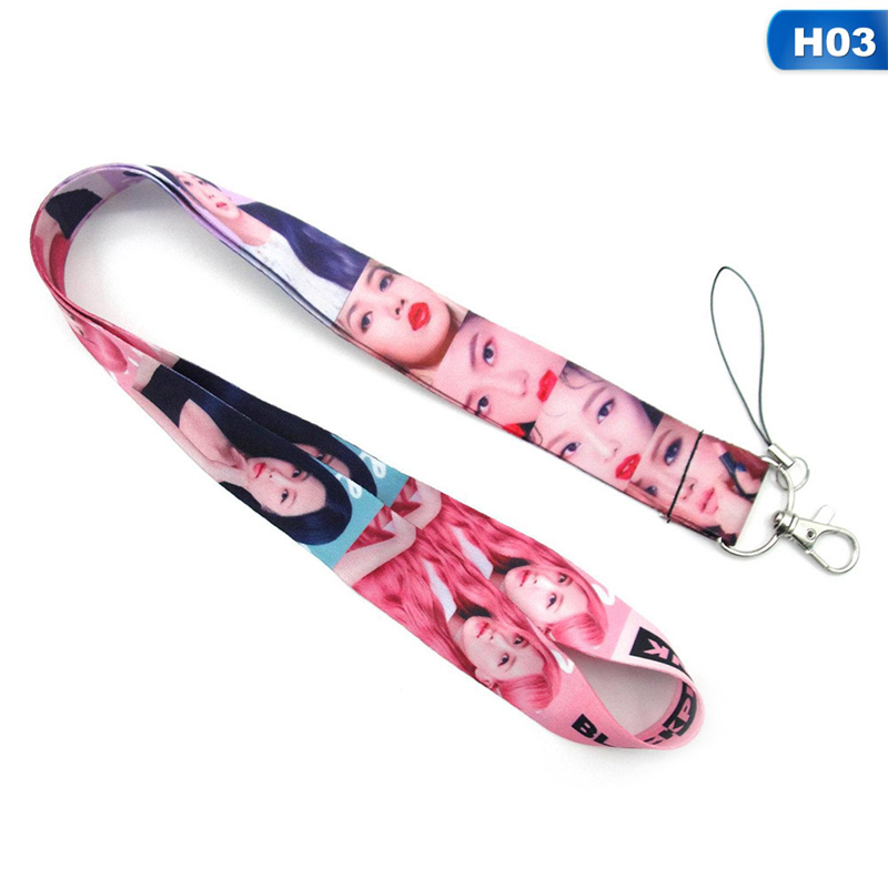 Dây đeo điện thoại di động  in hình nhóm Blackpink dễ thương