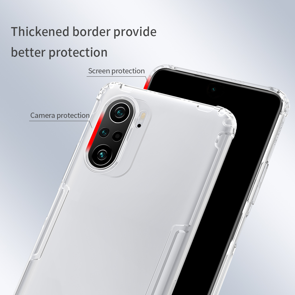 Ốp Điện Thoại Nillkin Bằng TPU Màu Trong Suốt Chống Sốc Cho Xiaomi Poco F3 / Redmi K40 / K40 Pro / K40 Pro+