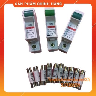 . Combo 5 Bộ Đế và cầu chì sứ 10x38 (từ 2-32 A) [Shop Uy Tín]