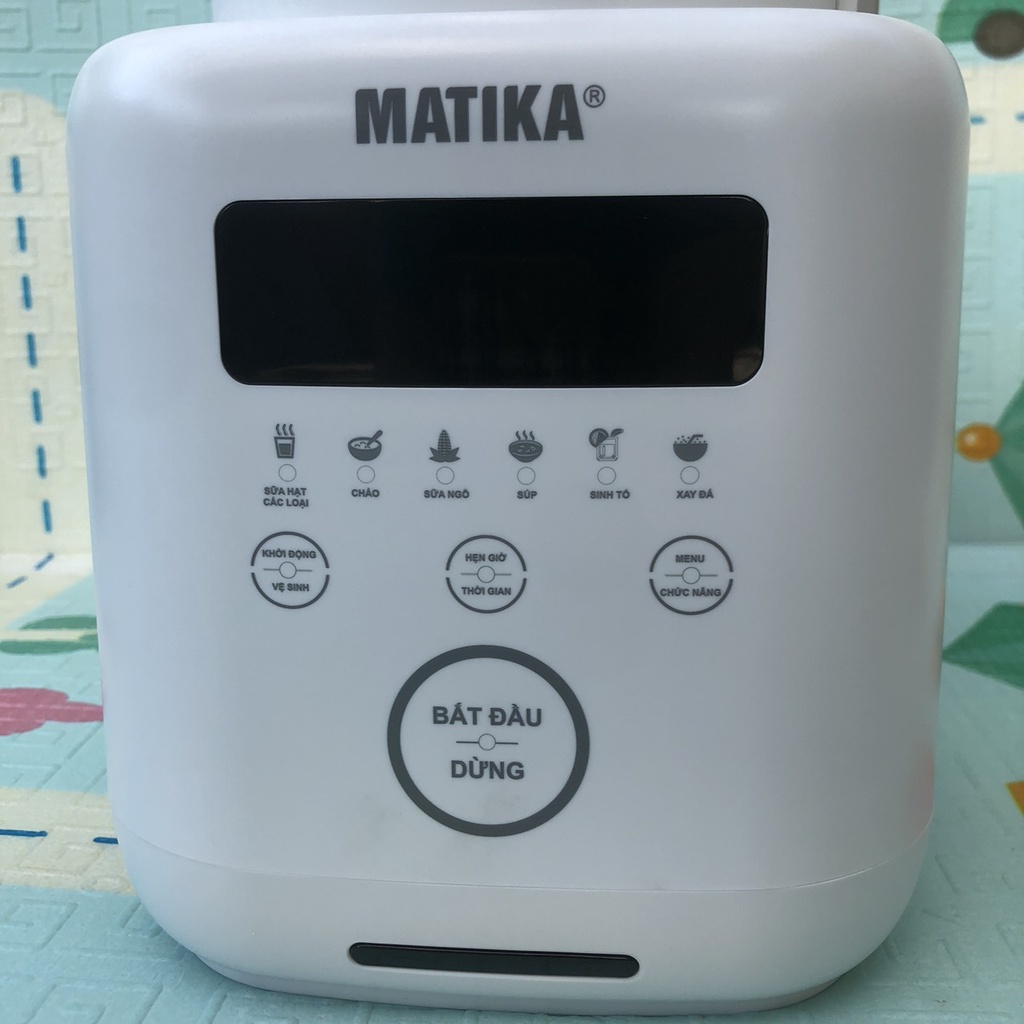 Máy Làm Sữa Hạt Máy Nấu Sữa Hạt Matika Gọn gàng xinh xắn, Bảo hành 12 tháng, Giữ trọn hương vị có trong thực phẩm