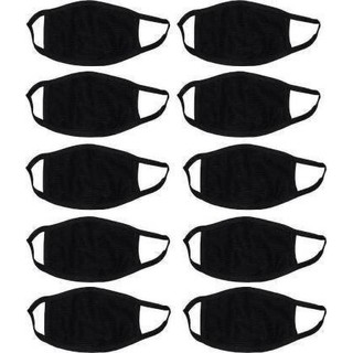 10 khẩu trang đen khẩu trang vải thần tượng