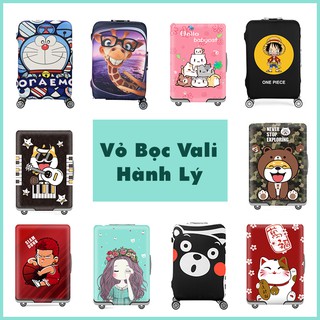 👏 Vỏ bọc Vali Hành Lý - Hình Cô Gái