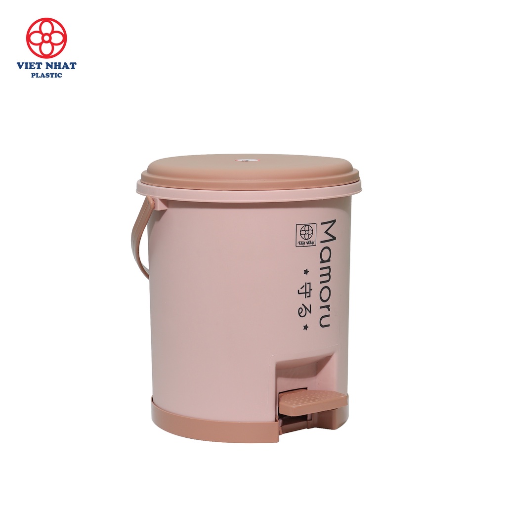 Thùng Rác Nắp Bật Tròn 10L 8023, Thùng Rác Nhựa Nắp Tròn Đạp Chân Thông Minh