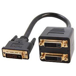 Cáp Chuyển Đổi DVI 24 + 1 Sang 2x DVI 24 + 1 female