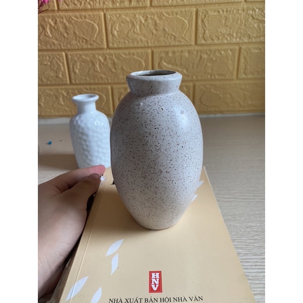 BÌNH GỐM TRANG TRÍ  - lọ gốm trang trí - hoa khô - decor