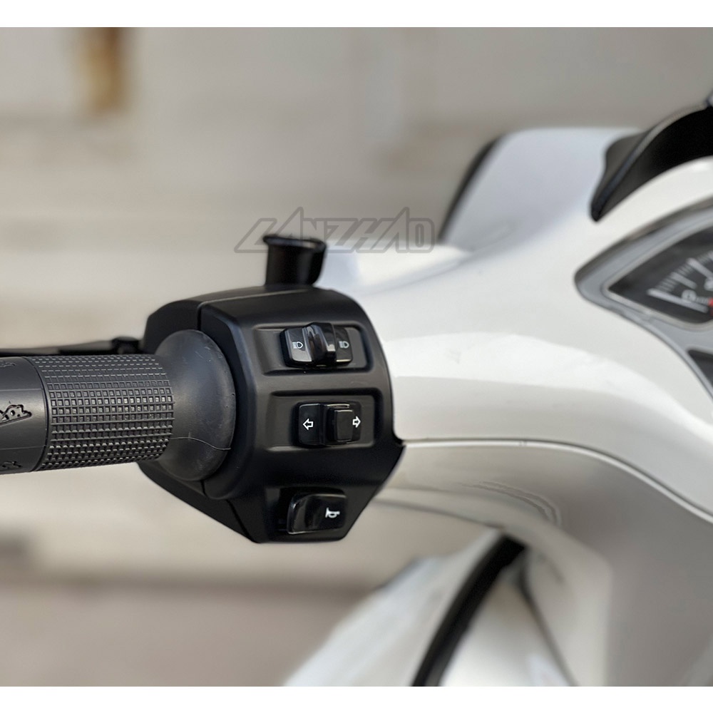 Vỏ Bọc Công Tắc Đèn Pha Màu Đen Nhám Riêng Biệt Cho Xe VESPA Primavera 150