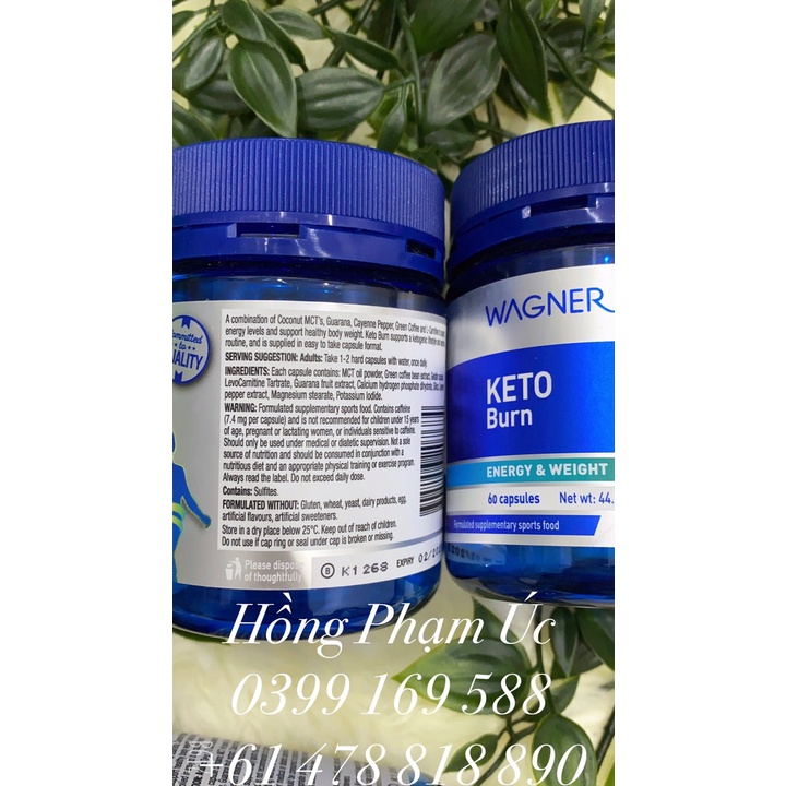 Wagner Keto Burn 60 Capsules - Date 03/2024