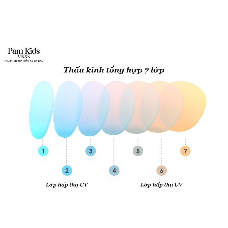 K01 kính chống tia UV gọng nhựa dẻo siêu xịn cho bé 1-3 tuổi