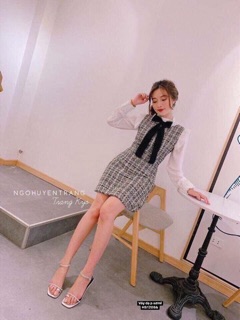 Váy dạ phối sơmi (HS)