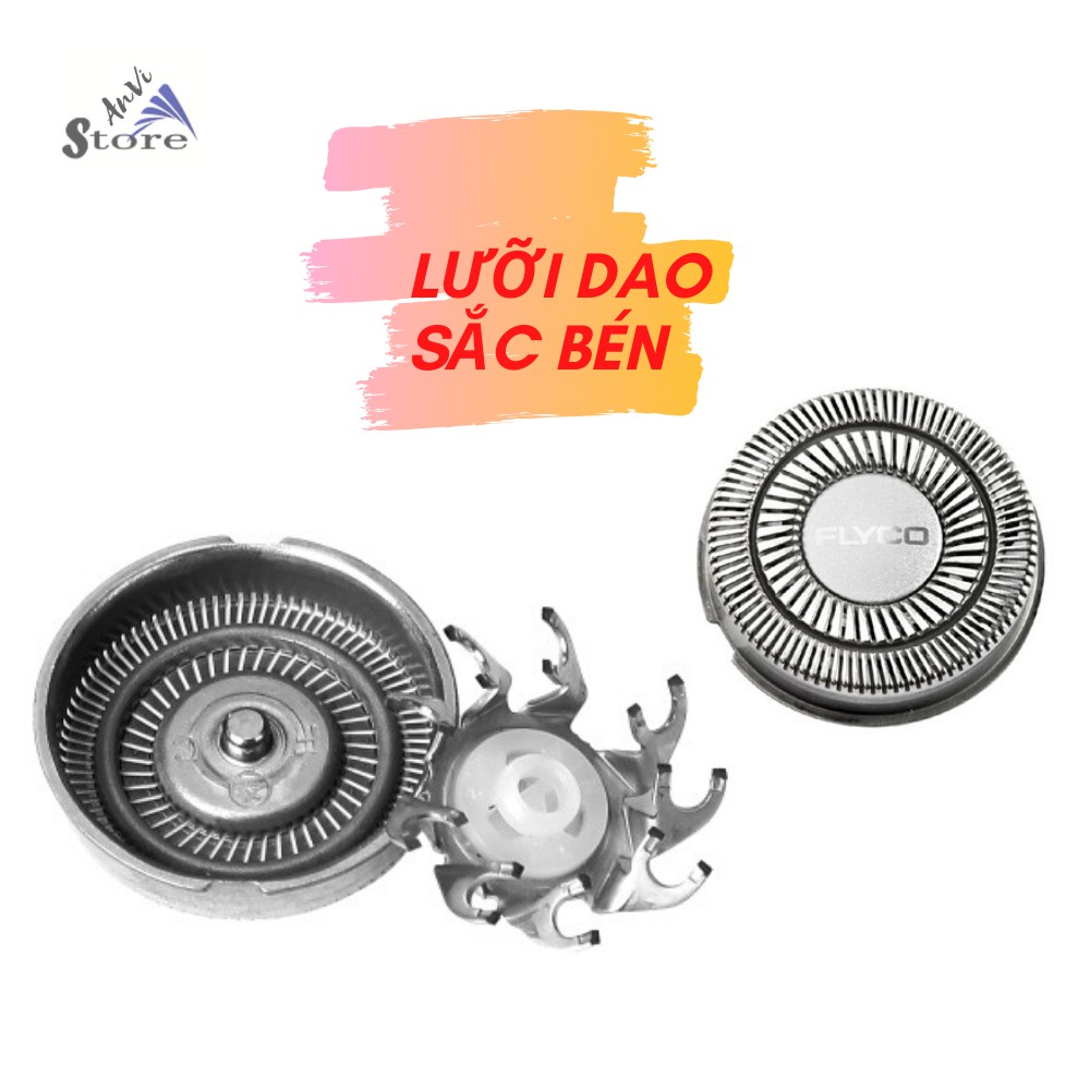 Lưỡi máy cạo râu FLYCO, POREE FR6 FR8 PS6 PS8 cao cấp