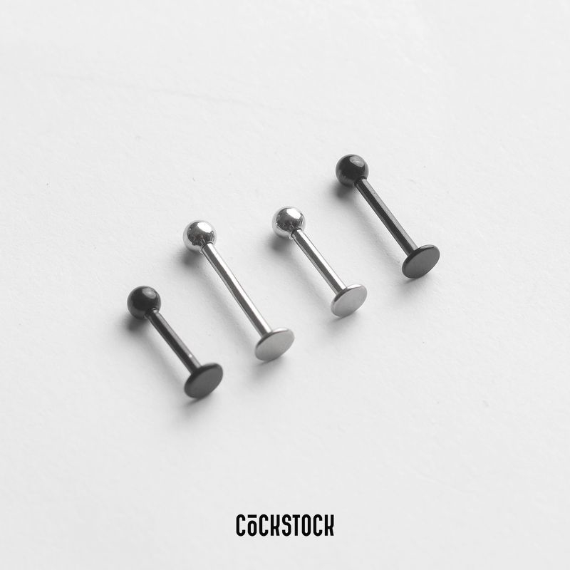 Khuyên đeo môi FLAT BARBELL (giá 1 chiếc)