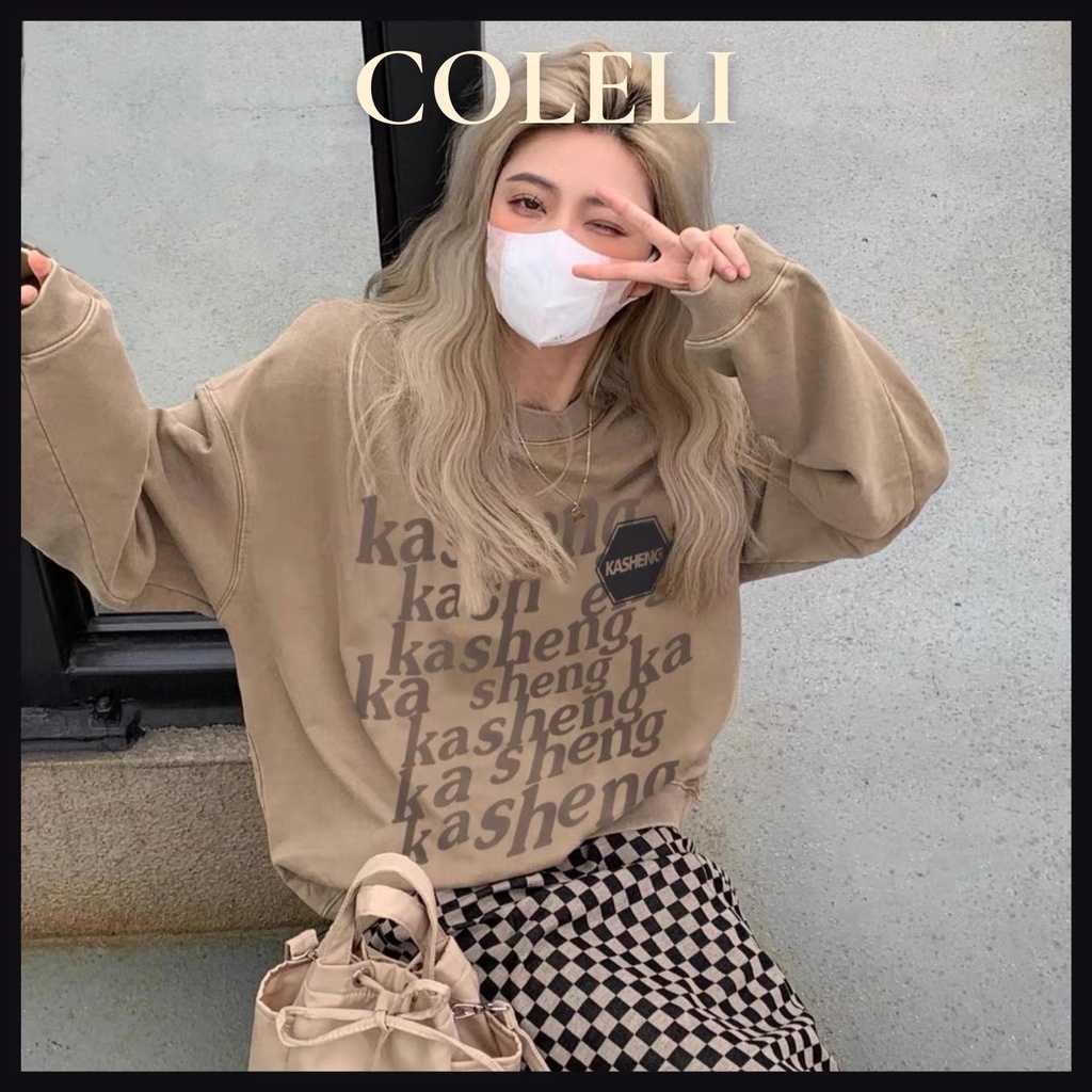 Áo sweater dài tay ulzzang nữ form rộng style phong cách Hàn Quốc SW003