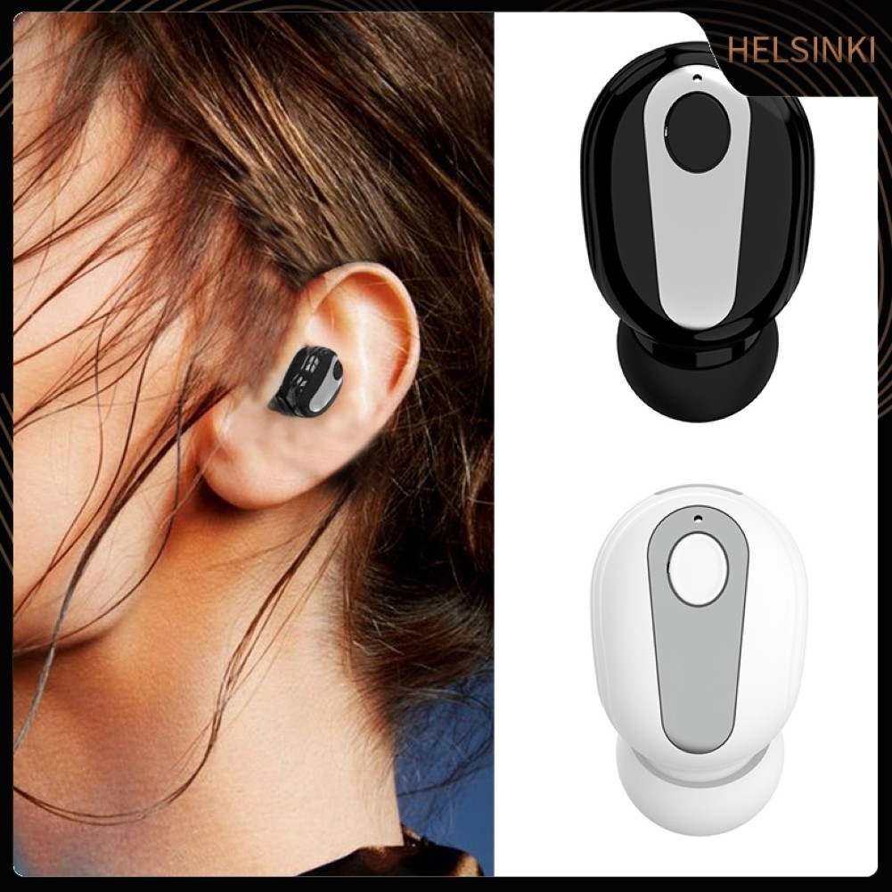 Tai Nghe Nhét Tai Hel + 1 Tai S9 Mini Không Dây Bluetooth 5.0 Có Micro