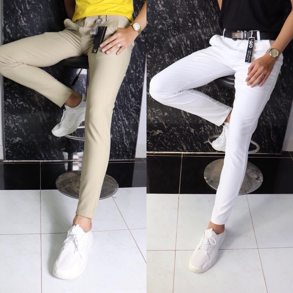 Quần Tây Nam Cao Cấp Kitty247-AT34 Chất Vải Kate Co Dãn Phong Cách Hàn Quốc Hàng Xuất Khẩu- 8 Màu