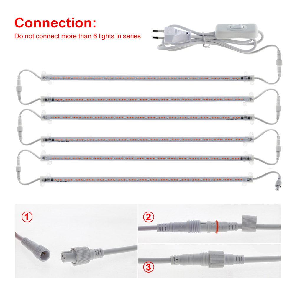 Thanh đèn led C220V kích thích tăng trưởng cho cây trồng đa năng dễ dùng