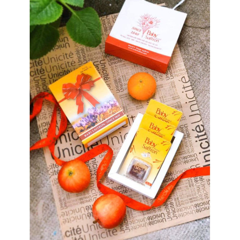 Saffron nhụy hoa nghệ tây BABY SAFFRON, saffron tốt nhất Ấn Độ, hộp 1gram, nhập khẩu chính ngạch | BigBuy360 - bigbuy360.vn
