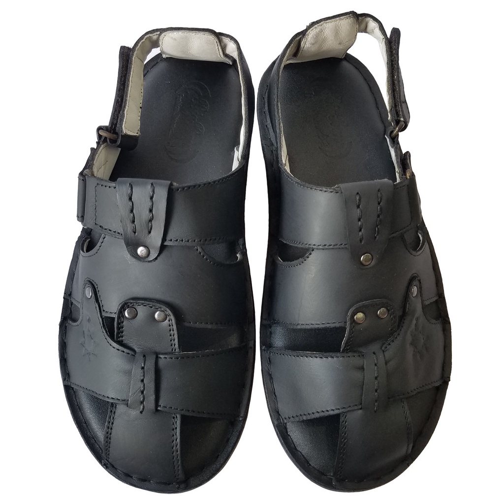 Giày Sandal Nam Bít Mũi Da Bò BIGBEN SD84