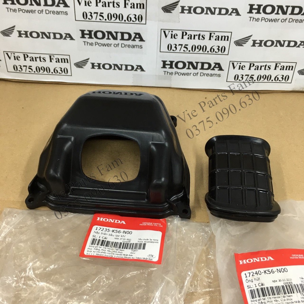 NẮP BẦU LỌC GIÓ WINNER 150 ĐỜI ĐẦU, WINNER V1, HÀNG DIN HONDA MỚI 100%