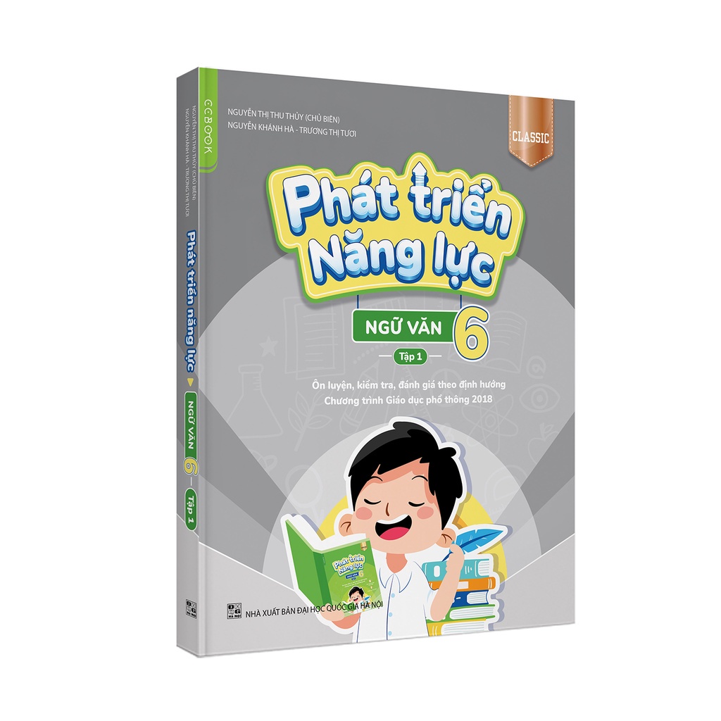 Sách - Combo 2 cuốn: Phát Triển Năng Lực - Khoa Học Tự Nhiên + Văn 6 - CLasic tập 1