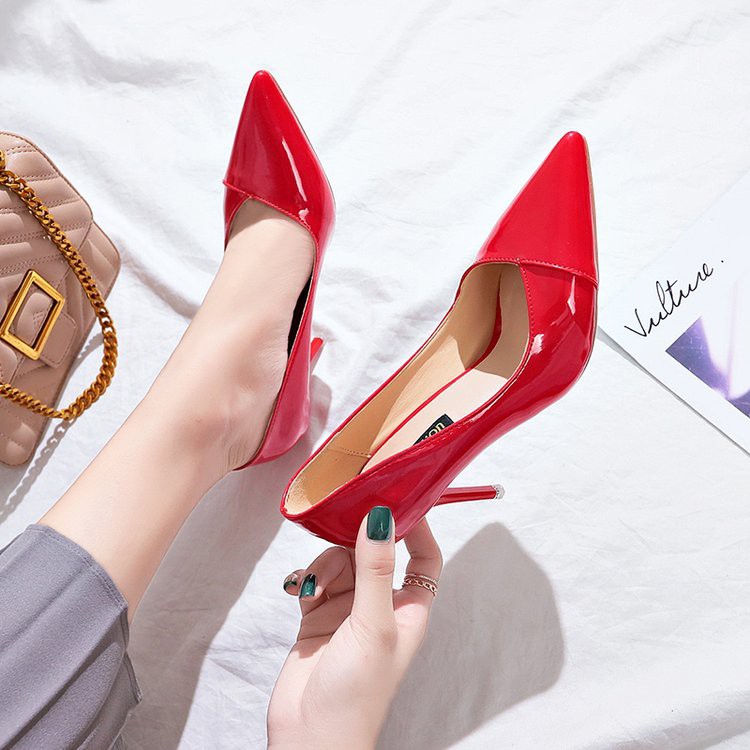 giày cao gót mũi nhọn 8cm