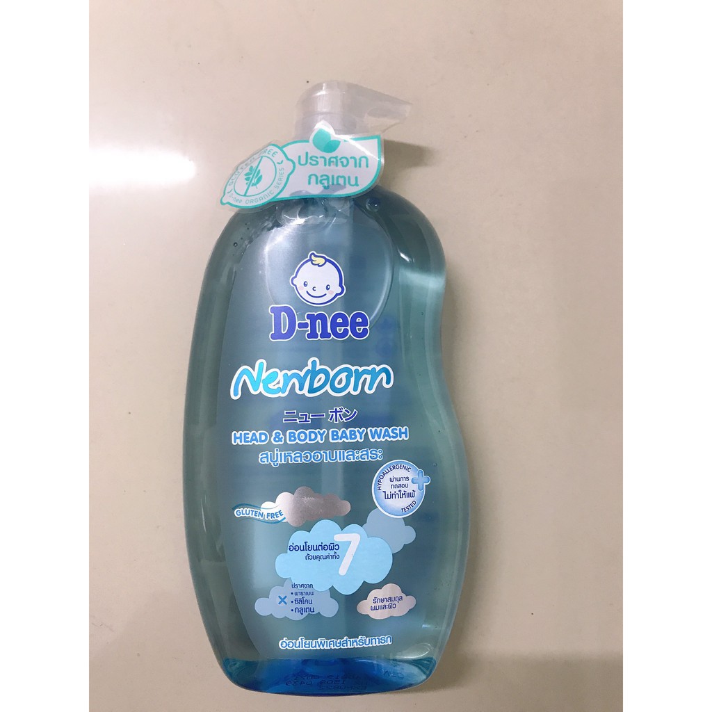 Tắm gội toàn thân Dnee Pure 800ml cho bé dưới 3 tuổi