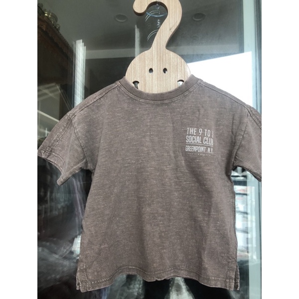 Áo phong tay ngắn cotton bé trai Zara