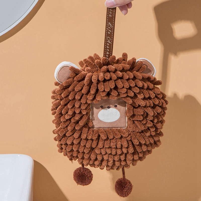 Khăn Lau Tay Vải Sợi Nhỏ Mềm Mại Thấm Hút Nước Nhanh Khô Họa Tiết Hoạt Hình Giá Rẻ