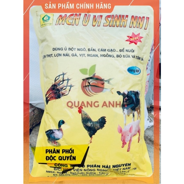 MEN VI SINH Ủ THỨC ĂN CHĂN NUÔI NN1 - GÓI 1KG