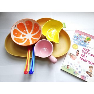 Set bát ăn dặm 6 món siêu xinh cho bé