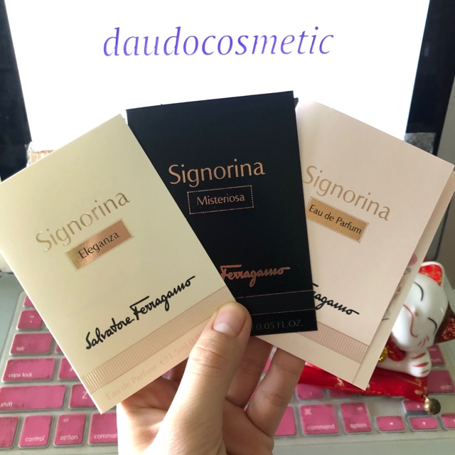 [ vial ] Nước hoa Salvatore Ferragamo Signorina EDP - Signorina Míteriosa - Signorina Eleganza EDP 1.5ml