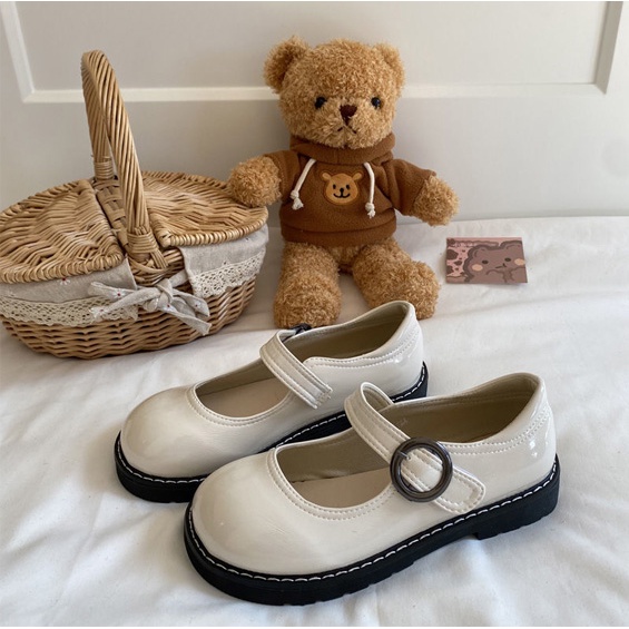 Giày Lolita Nữ Đế Bằng 3cm Giày OXFORD Cao Cấp Phong Cách Vintage   MJ02-Molita