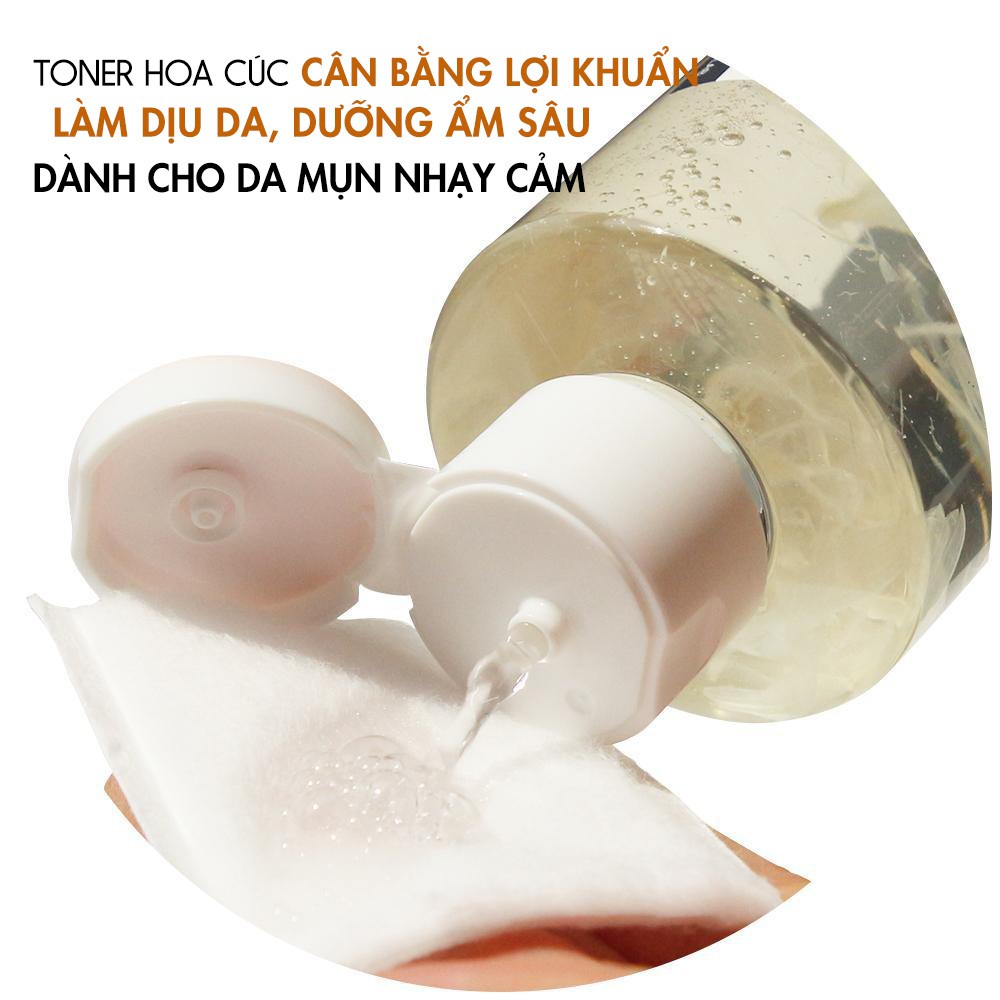 Toner Hoa Cúc Cân Bằng Lợi Khuẩn, Làm Dịu &amp; Cấp Ẩm Cho Da Mụn Nhạy Cảm Neogen Dermalogy 300ml