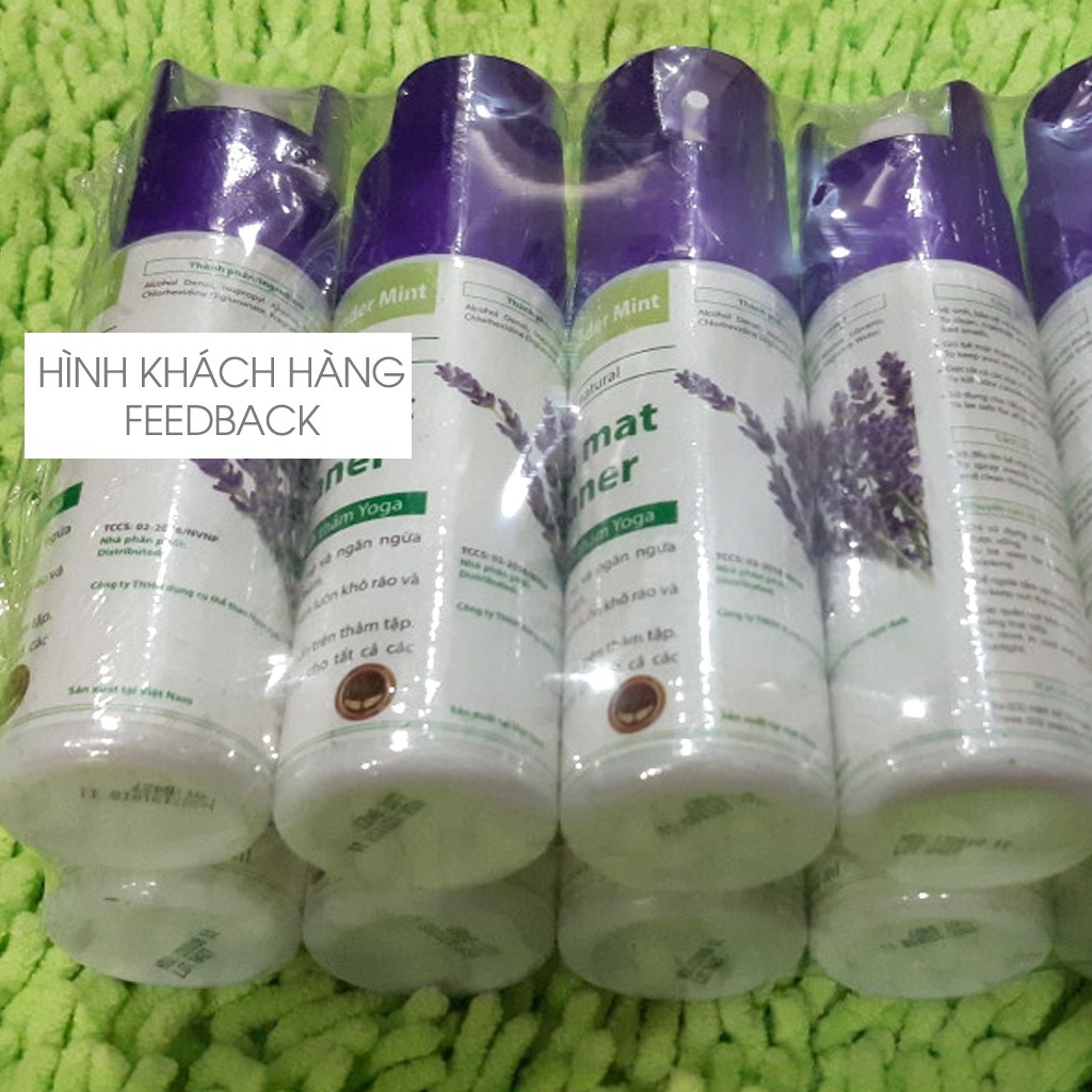 Thảm Tập Yoga Chai Xịt Vệ Sinh Thảm Yoga CXVST01 Dung dịch vệ sinh thảm tập Yoga Lavender Mint 100ml