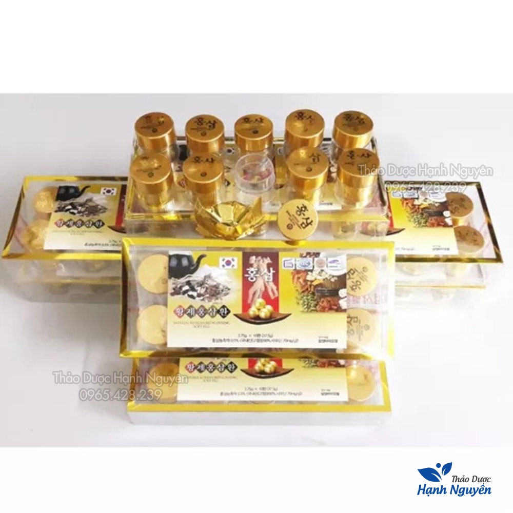 Viên hoàn hồng sâm Kanghwa Hàn Quốc (Hộp 10v) - Thảo Dược Hạnh Nguyên