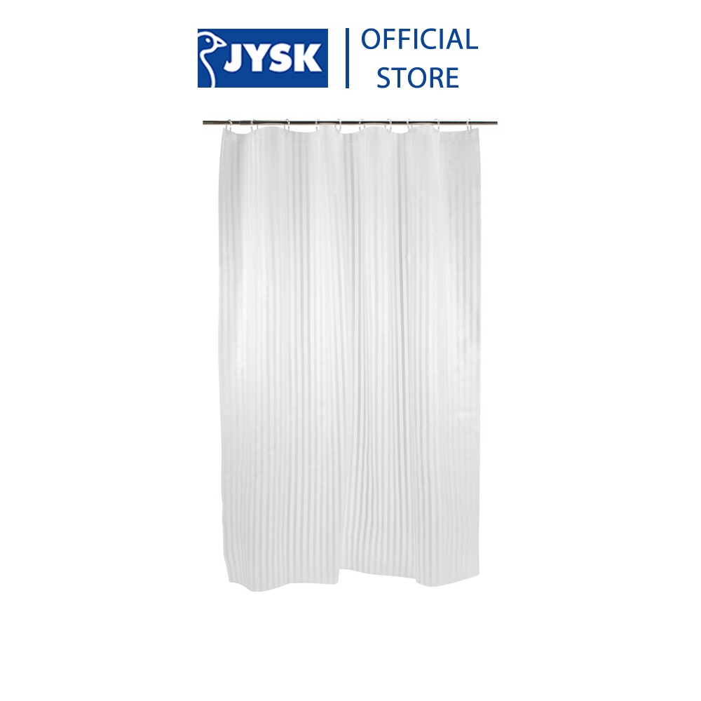 Rèm phòng tắm | JYSK Gusum | PE/EVA | trắng | D200xR150cm