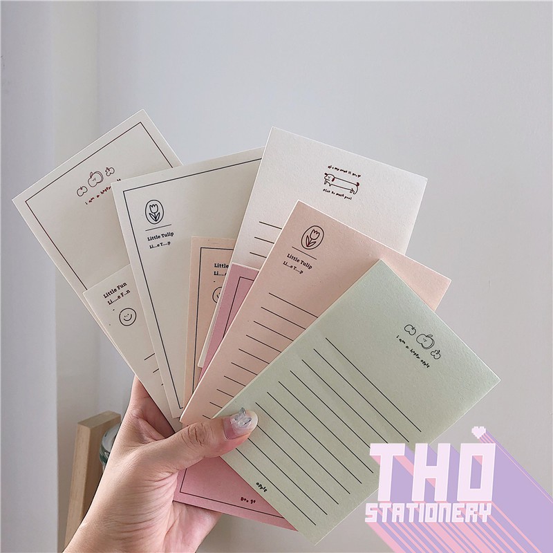 Giấy note vintage 16 Mẫu 30 tờ giấy nhớ ghi chú dễ thương trang trí sổ planner làm bullet journal dụng cụ dán