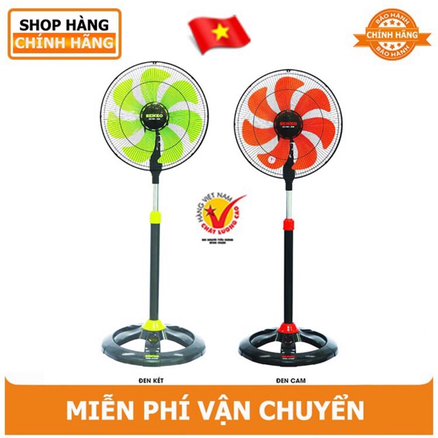 Quạt đứng thân sắt CN SenKo DTS1607 Chính Hãng BH 2 năm