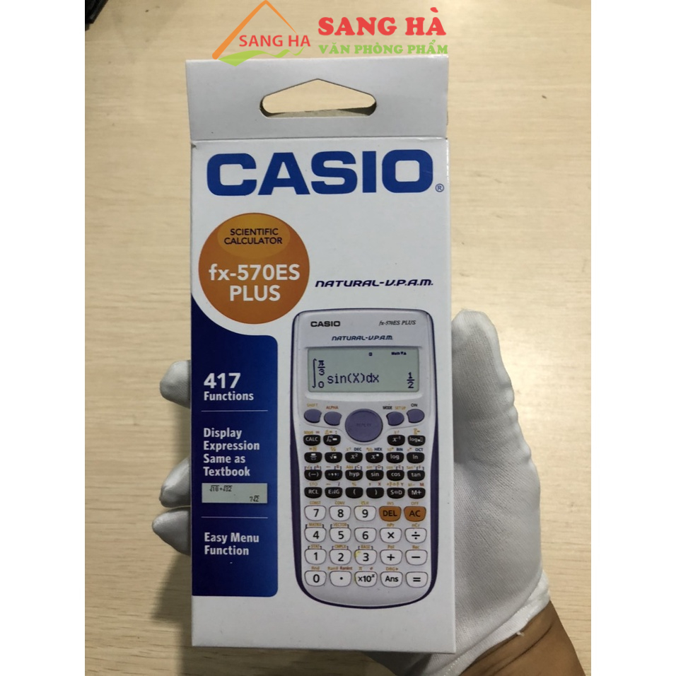 [Video thực tế] Máy tính Casio FX- 570 ES Plus ( Hàng Thái ) - 1 Đổi 1