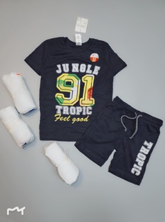 { Hình ảnh thật}  Bộ thun cotton cho bé trai 2-10y