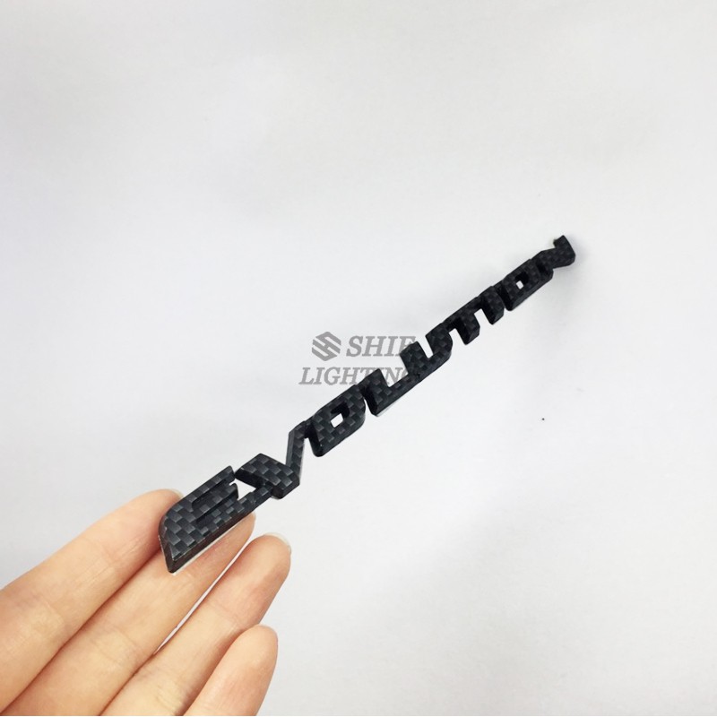 Logo ABS họa tiết 3D dán trang trí cho xe hơi Mitsubishi