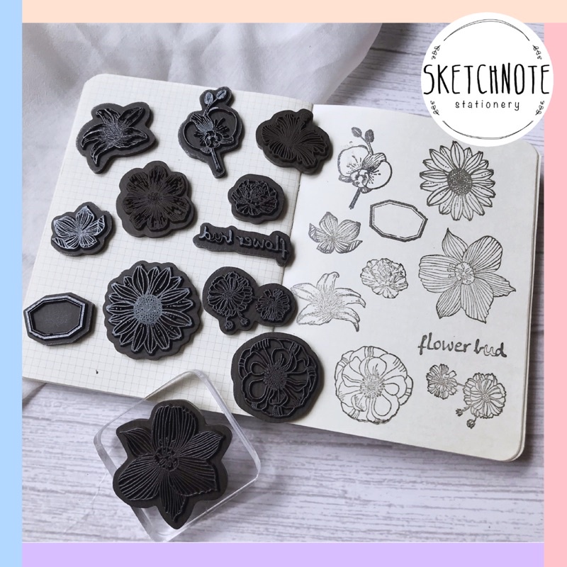 Stamp silicon con dấu dẻo SP009