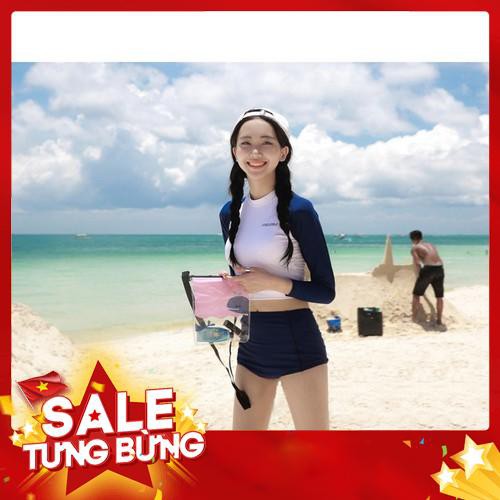 [Có sẵn] ÁO TẮM BỘ ĐỒ BƠI ĐI BIỂN DÀI TAY - Hàng nhập khẩu