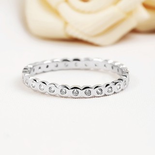 Nhẫn bạc Simple Style 1