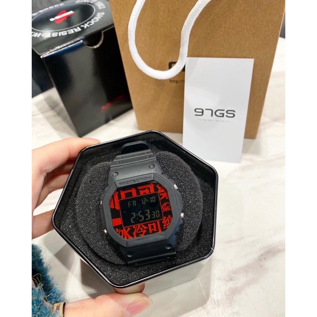 Đồng hồ nam thê thao D. w 5600, chống nước 5ATM fullbox