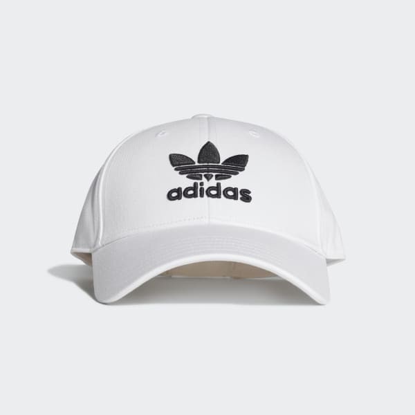 Mũ Nón Adidas Trefoil Baseball White Cap Full Tag Code