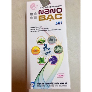 DUNG DỊCH VỆ SINH PHỤ NỮ NANO BẠC - 100ML