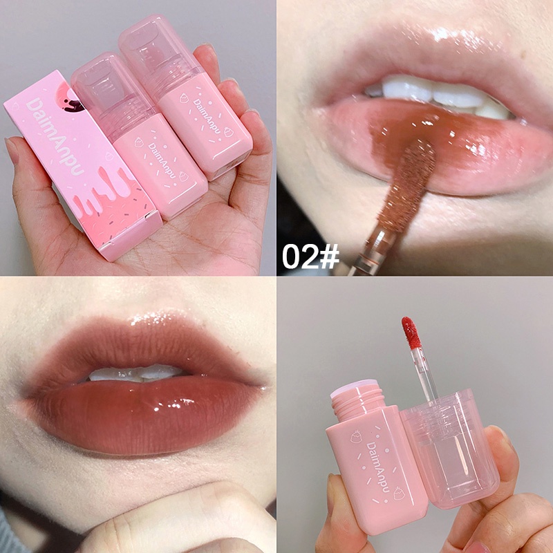 Son Kem Bóng Daimanpu Doughnut Mirror Lip Glaze