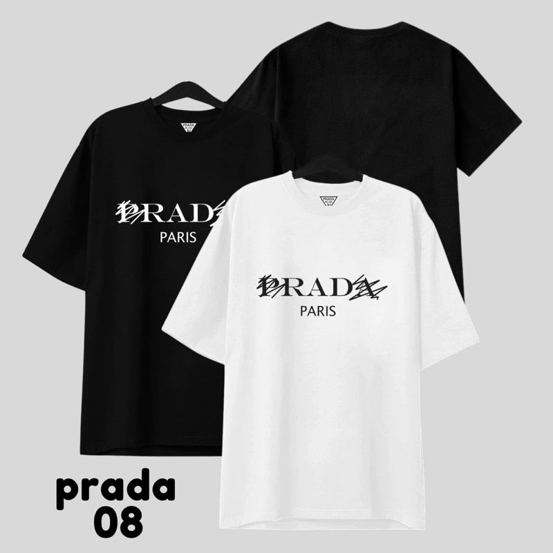 Áo thun Prada in chữ cao cấp Áo prada mới nhất