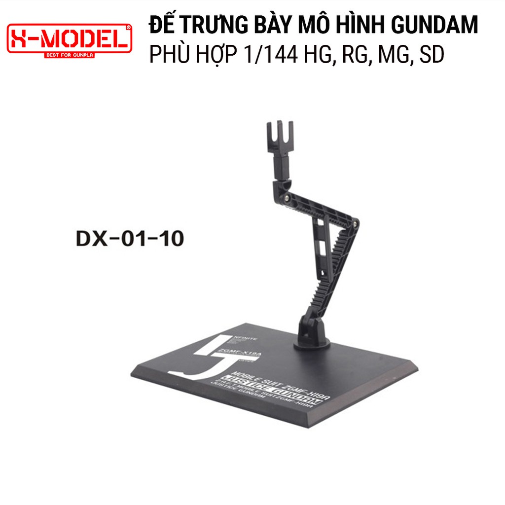 Đế trưng bày đồ chơi mô hình Gundam X MODEL DX01 Action Base kiểu mới cho Mô Hình gundam 1/144 (HG, RG, SD, MG)